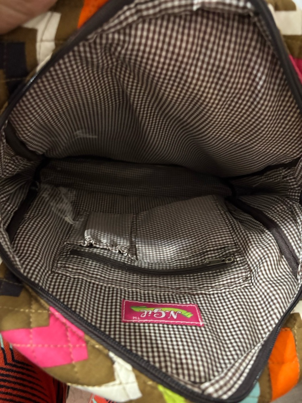 Chevron Bow Kids Backpack - Multicolor - Picture 4 of 7